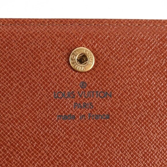 LOUIS VUITTON Monogram Porte Tresol International Wallet LV Auth - Picture 9 of 16